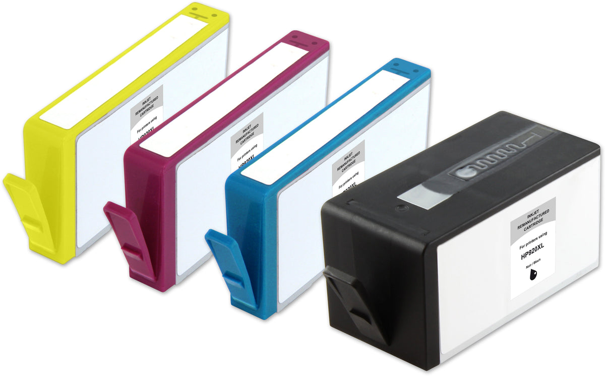 Multipack HP 920XL (Black, Cyan, Magenta, Yellow). Originele inkt-cartridge, refurbished.-Nextsupplies