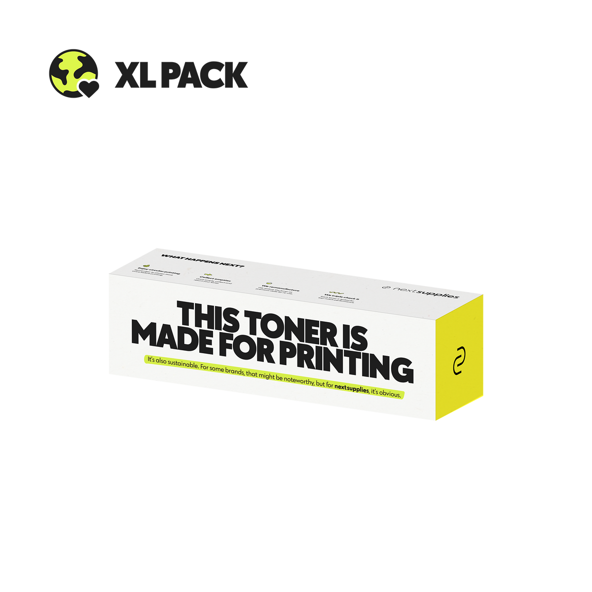 Lexmark 80C2XY0 / 802XY (Yellow). Originele toner, remanufactured.-Nextsupplies