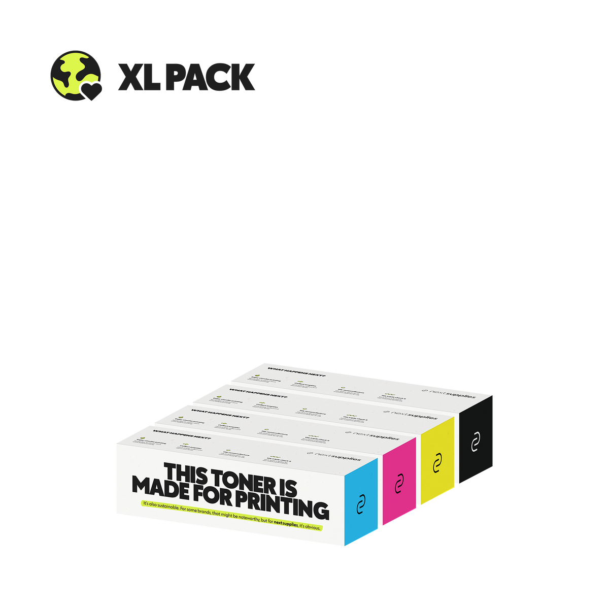 Multipack HP 207X (Zwart/Cyaan/Magenta/Geel). Originele toners, remanufactured.-Nextsupplies
