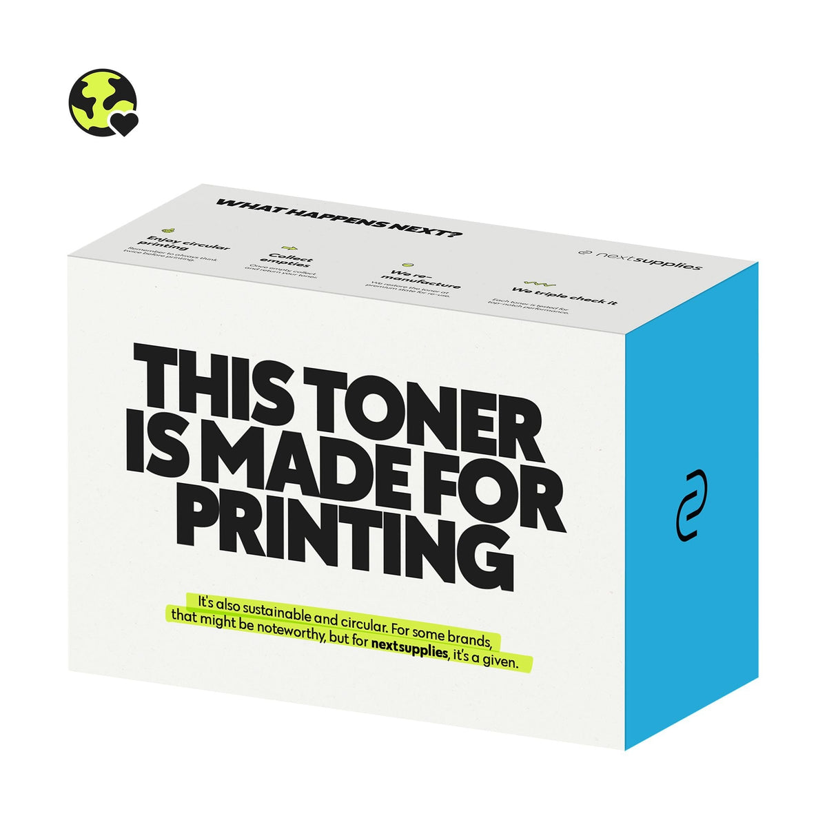 HP CB401A / 642A (Cyan). Originele toner, remanufactured.-Nextsupplies