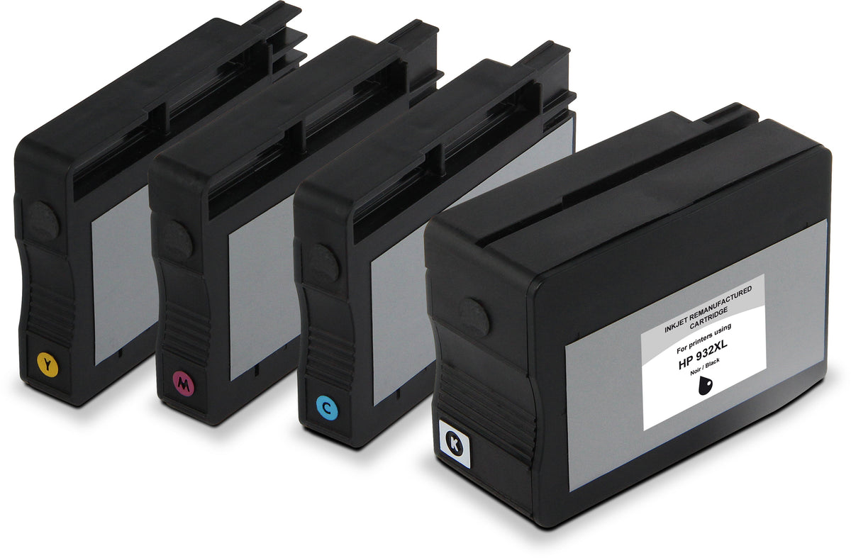 Multipack HP 932XL (Black, Cyan, Magenta, Yellow). Originele inkt-cartridge, refurbished.-Nextsupplies